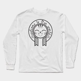 Happy cat Long Sleeve T-Shirt